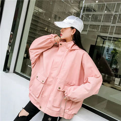 Baggy Baseball Jacket in Harajuku Style