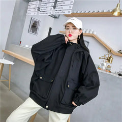Baggy Baseball Jacket in Harajuku Style
