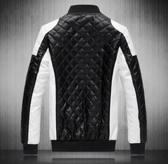 Men's Slim Fit Urban Motorcycle Leather Jacket