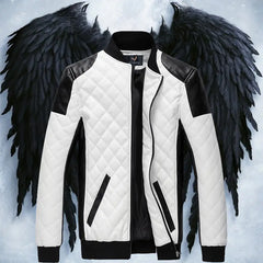 Men's Slim Fit Urban Motorcycle Leather Jacket