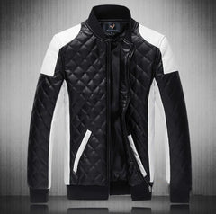 Men's Slim Fit Urban Motorcycle Leather Jacket